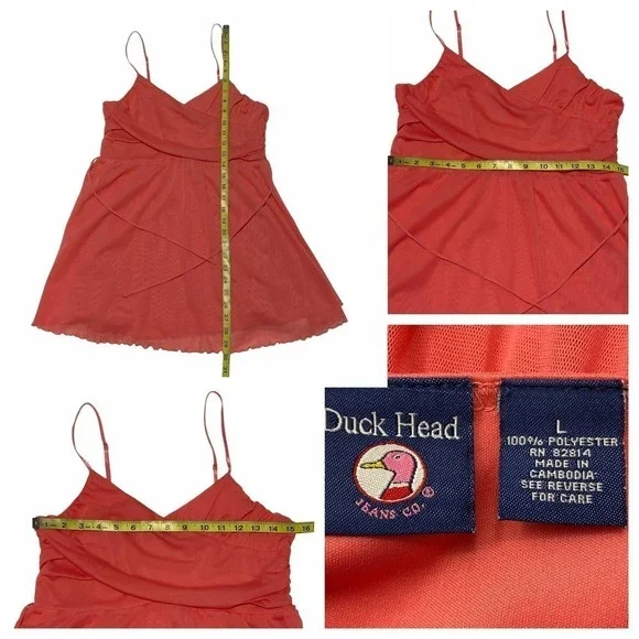 DUCK Head Pink Sleeveless Mini A-Line Dress - Picture 11 of 11